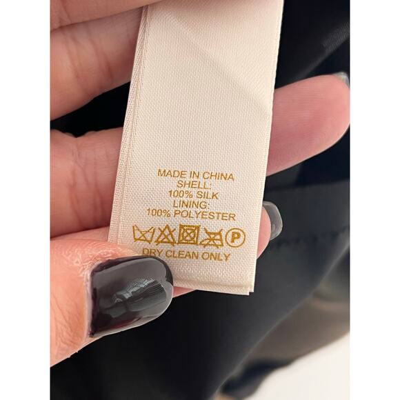 Kate Spade Holly Pleated Knee-Length A-Line Skirt Black & Cork Polka Dots 12 NWT - Picture 7 of 9